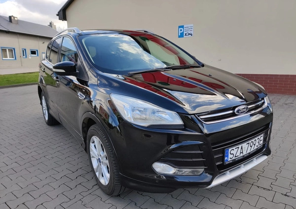 Ford Kuga cena 49999 przebieg: 195000, rok produkcji 2013 z Zawiercie małe 326